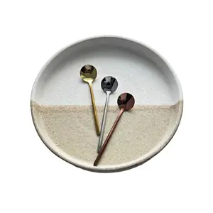 Two Toned Stone Tray - home decor