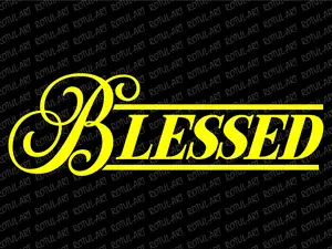 Blessed-Vinyl Sticker