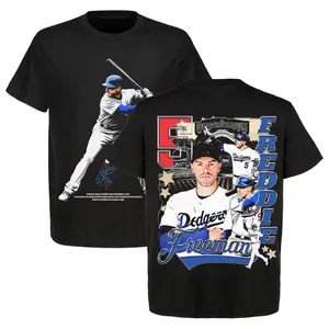 Freddie Freeman Graphic T-Shirts, Los Angeles World Series Shirts, Heavy Cotton Baseball Shirt For Men and Women