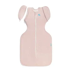 Love to Dream Baby Girl Transition Bag - Cotton 1.0 TOG Sleeveless Swaddle Wrap - Twinkle Pink - M