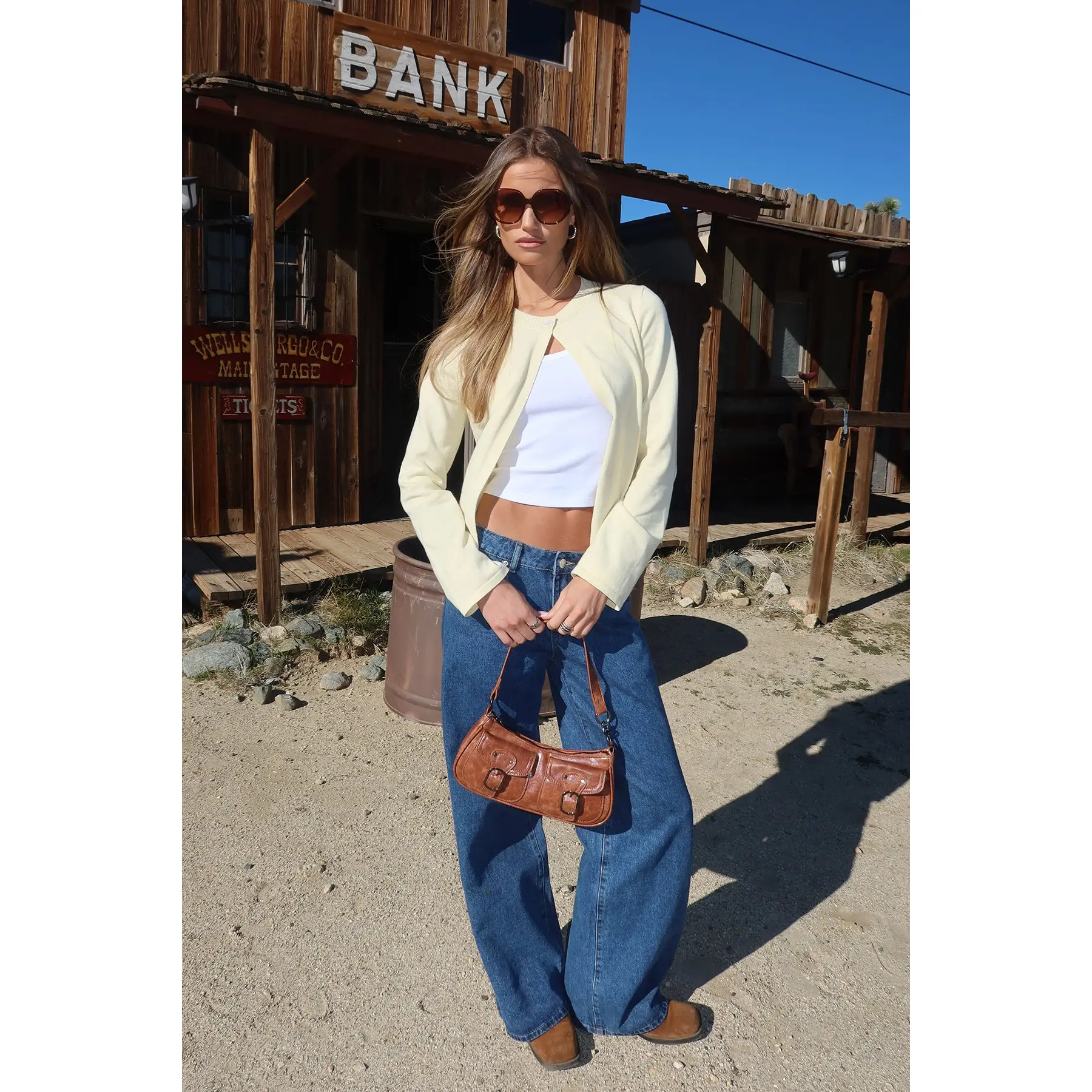 Jenie Split Front Knit Cardigan