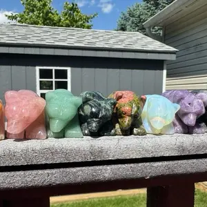 Crystal Bear Carving | Figurines, Gemstones, Natural