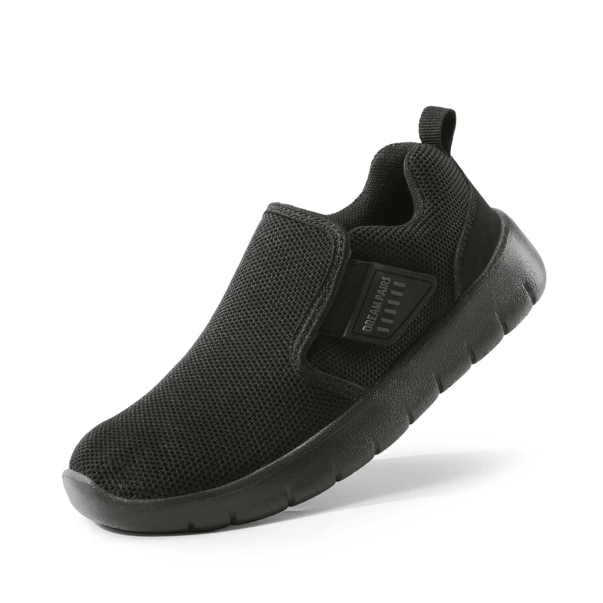 DREAM PAIRS Kids' Soft Soled Shoes - Breathable Slip-On Athletic Trainers, EZ-On Youth Fashion Footwear for Running, Athletic Shoes, Active Play, Adjustable Fit, Hook Strap, Mesh Upper, Soft Sole Sneakers, Activewear, Reinforced Toe, Sporty Chic, Multi-Ag