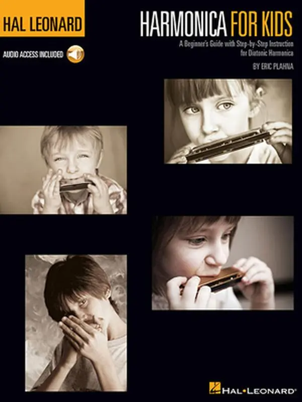 USED Book - Harmonica for Kids - A Beginner's Guide with Step-By-Step Instruction for Diatonic Harmonica (Book/Online Audio) by Plahna, Eric (Misc.) - english
