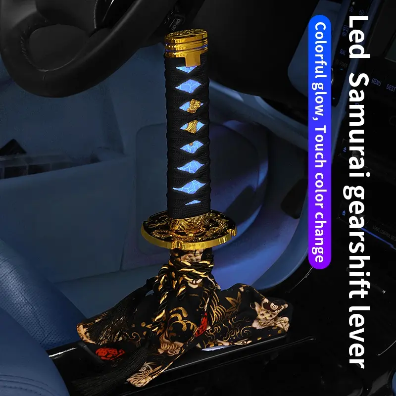 Car Modification Gear Shift Knight Sword Style LED Touch New Interior Accessories, Knight Sword Design LED Touch Light, Led Car Lights, Interior Led Vehicle