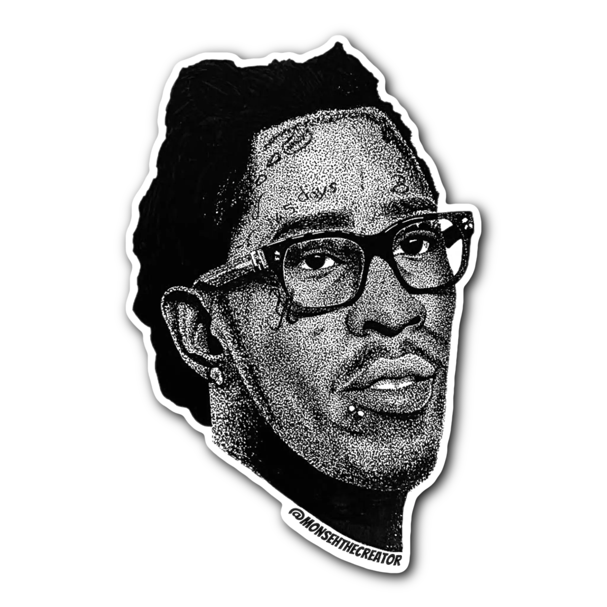 YOUNG THUGGA STICKER