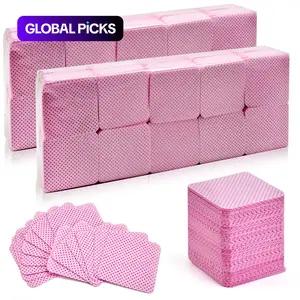 Nail Wipes, Professional Lint-Free Nail Polish Remover Pads, UV Gel Cleansing Tissues, Unscented Manicure Prep and Finish Nail Art Cleaning Tool, Manicure Pedicure Remover #GLOBAL PICKS