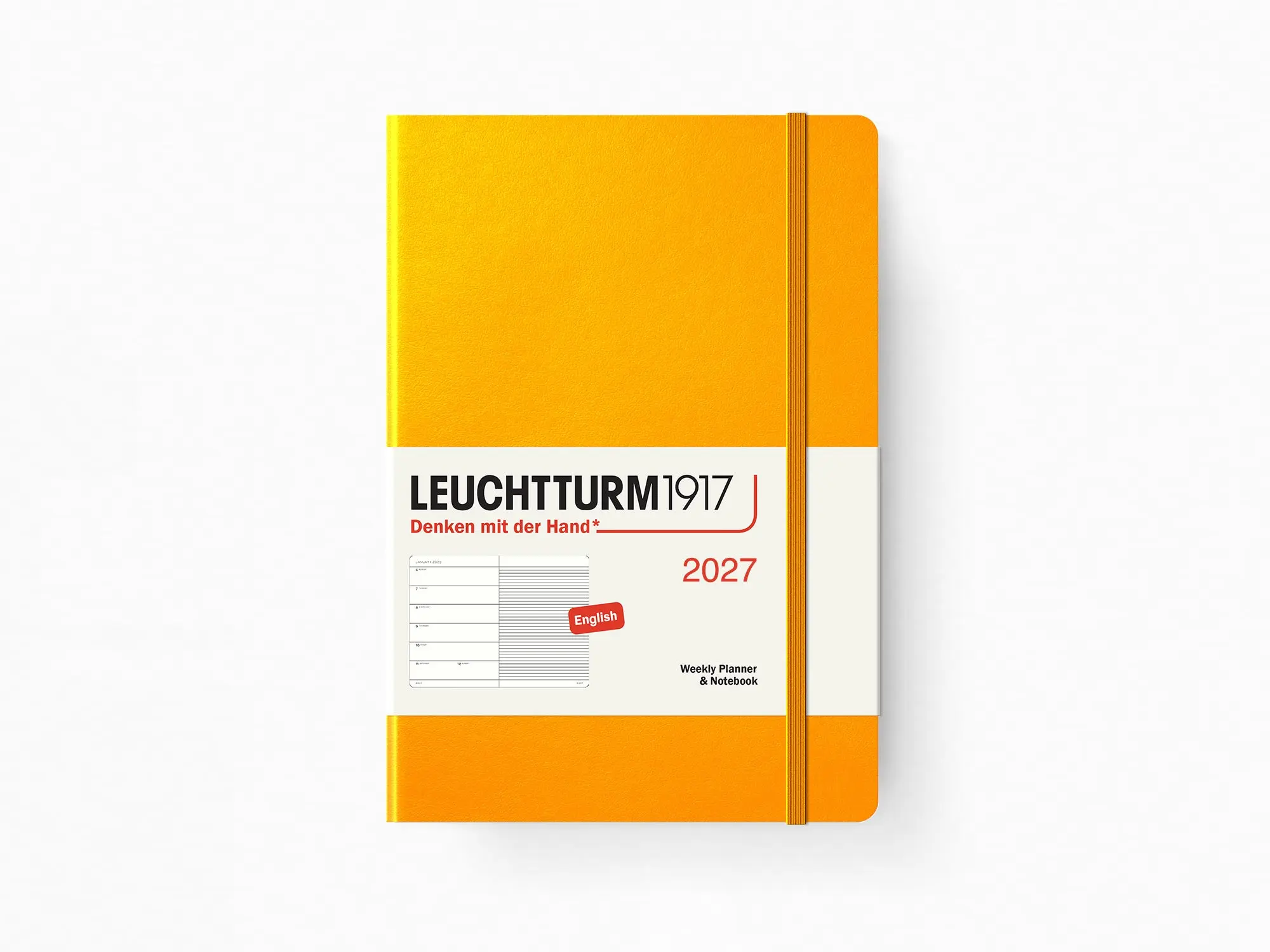 2027 Leuchtturm 1917 Weekly Planner & Notebook - SUNFLOWER Softcover