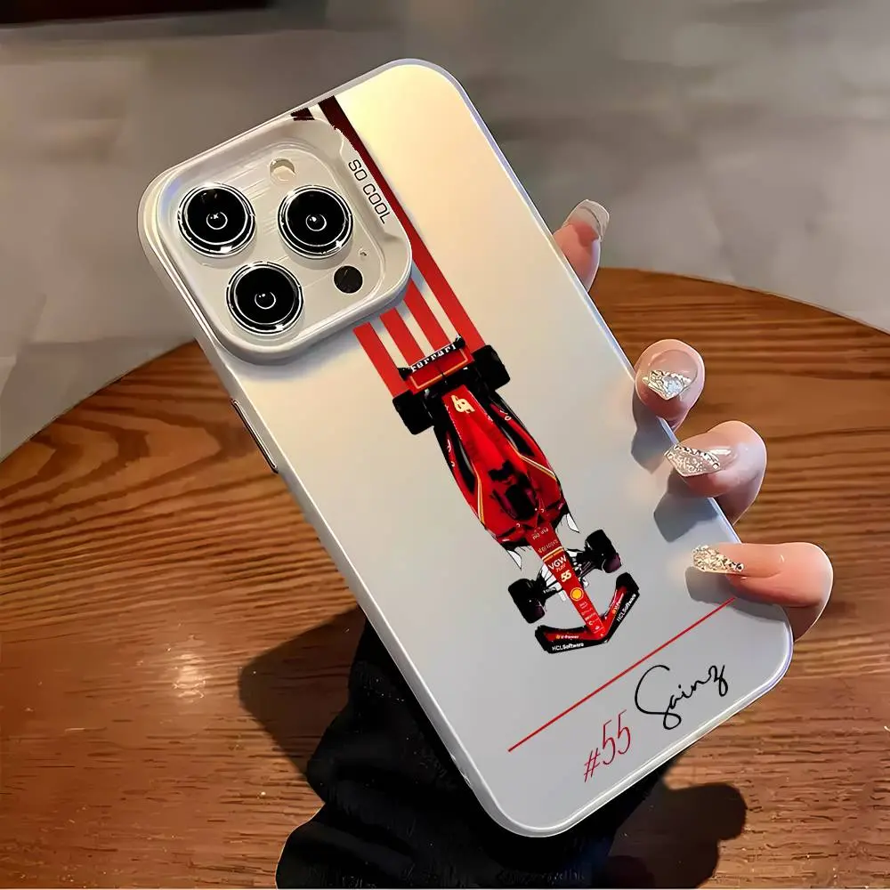 The Famous f1 Formula Racing Phone Case For iPhone 17 16 15 14 13 12 11 Pro  Max Matte Multicolor Laser Metallic Aurora Cover - TikTok Shop