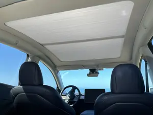 BunnyBird Car Sunshade for Tesla Model Y – Retractable Sun Visor Compatible with 2020-2023 Model – UV Protection, No Sag Sunroof Cover – Fully Integrated Tesla Model Y Accessories