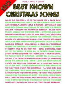 USED-120 Best Known Christmas Songs: Piano/Vocal/Guitar by Alfred Music (Paperback)