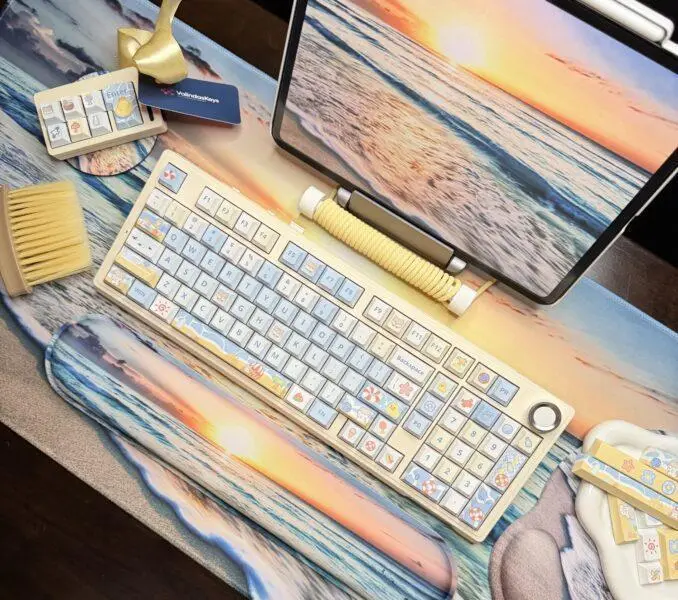 The Day at the Beach vs. II Theme Mechanical Keyboard Full Set