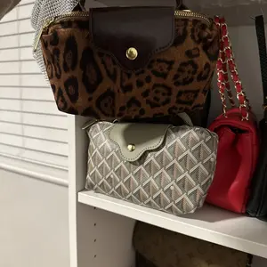 Fashion Leopard Pattern Handbag, Versatile Zipper Stylish Crossbody Casual Shopping Bag for Women, Trendy All-match Commuter Purse Bag for Daily Used, Casual Trendy Purses, Fashion Elegant Handbag, Hand Shoulder Bag