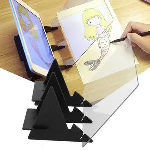 Optical Transparent Drawing Board, Portable Optical Tracing Board, Image Drawing Board, Sketch Tool, Art Supplies, Suitable for Beginners