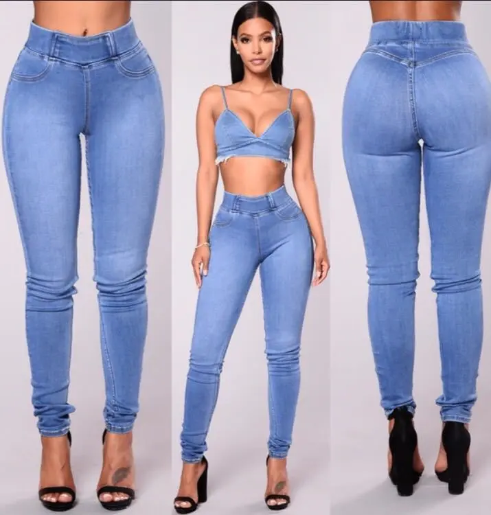 Skinny Jeans - Corseted -  High Waisted Trouser
