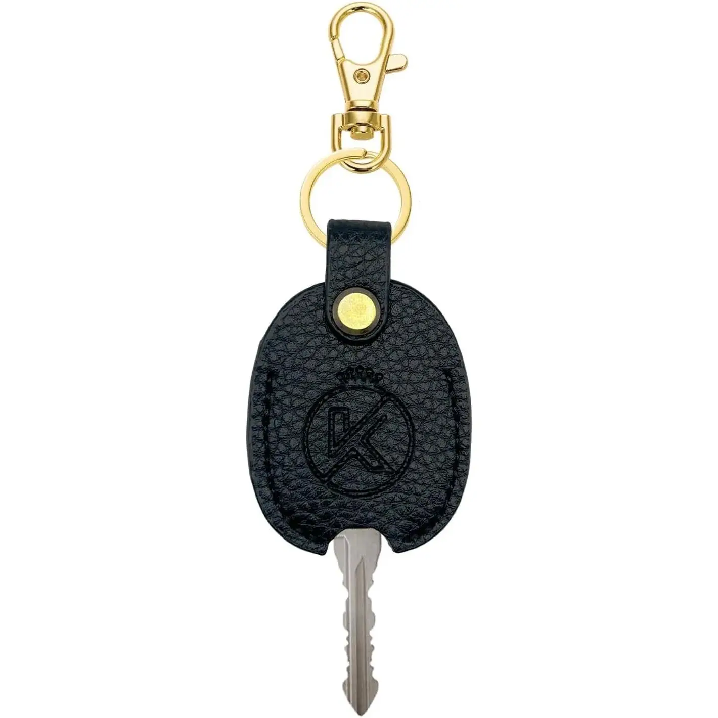 Leather Key Sleeve for Broken Key, Car Key Cover, Key Loop Replacment, Key Fod Protector Keychain for Women/Men