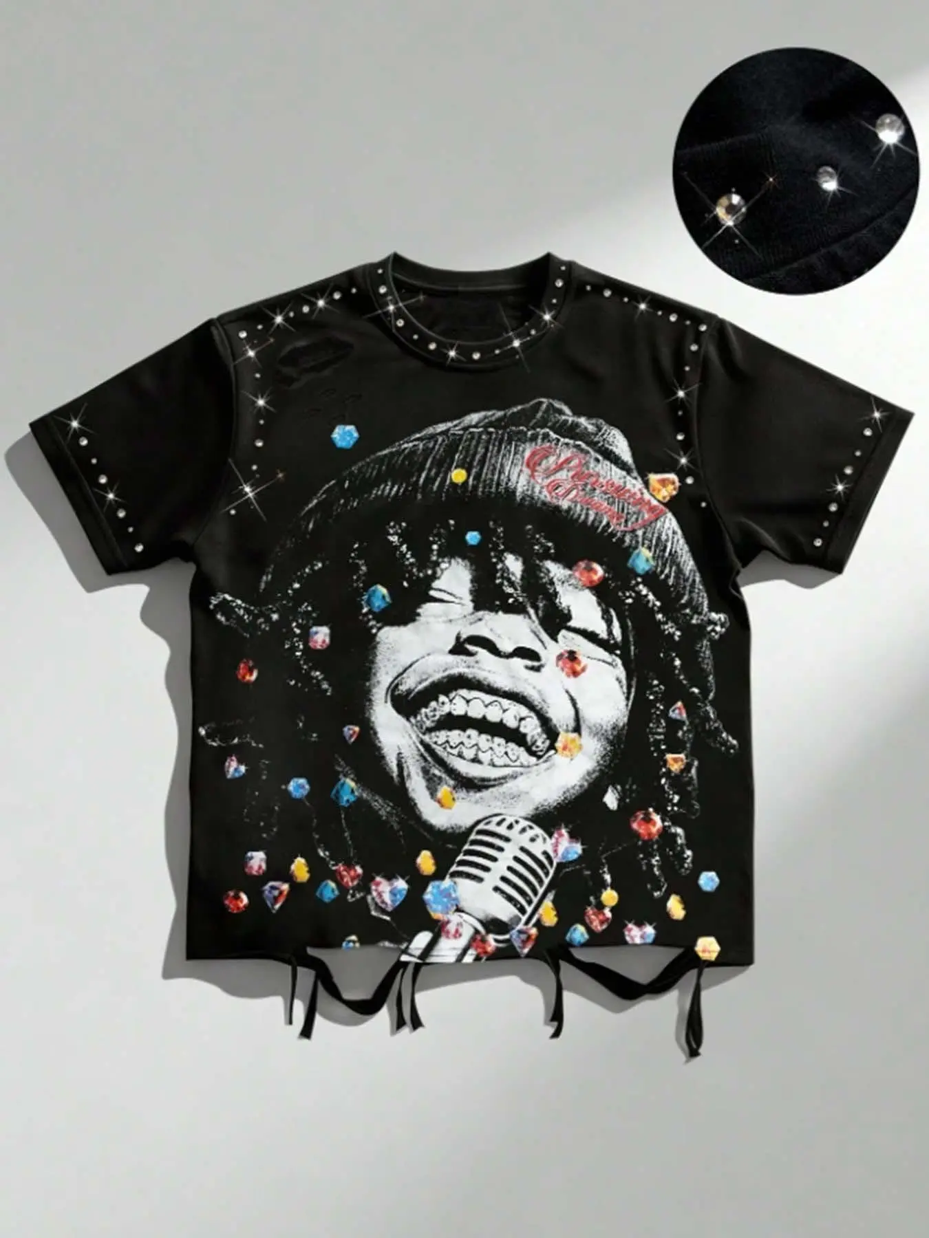 Men's Graphic Pop Art Print Short Sleeve T-Shirt, Loose-Fit Street Style, Summer Party Wear, daily wear, Casual Loose Tee, Unisex Fashion Top, Streetwear