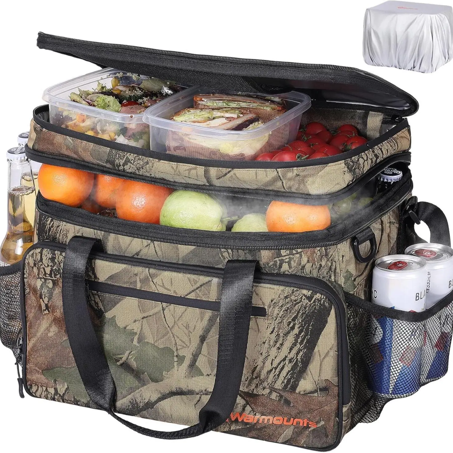 48 Cans(30L) Bag with Top Storage - camo