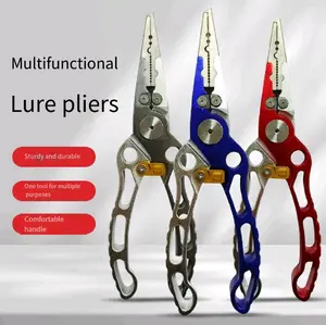 Multifunctional Eagle Claw Fishing Pliers Aluminum Alloy Fishing Pliers Fish Hook Remover Split Ring Opener Fish Controller Scissors