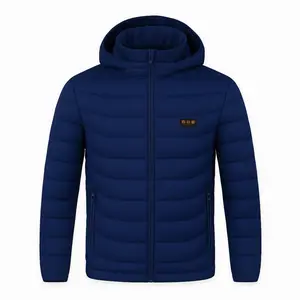 M09 Heated Jacket - 21-Zone Heating, Four-Control System, USB Powered, Windproof & Water-Resistant, 3 Temperature Settings, Ideal for Outdoor Work & Sports