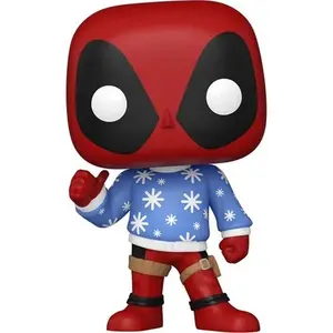 Marvel Holiday Deadpool Sweater Funko Pop Vinyl Figure #1283