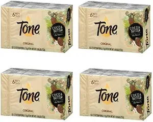 Madodioss Bath Bars, Cocoa Butter 4.25 Ounce Bars (4 Packs of 6 (24 Total Bars))