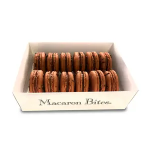 Macaron Bites French Macarons Chocolate Cookies 12 Count Crunchy Wide Variety Chic Alternative Taste Temptation