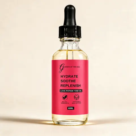 Love Potion Yoni Oil - Natural Feminine Oil for Daily Freshness, Soothing Hydration & Odor Control, Lightweight & Travel-Friendly