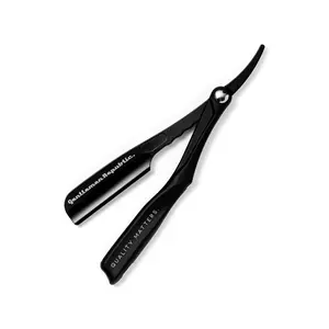 Matte Black Straight Razor Holder Matte Black Straight Razor Holder