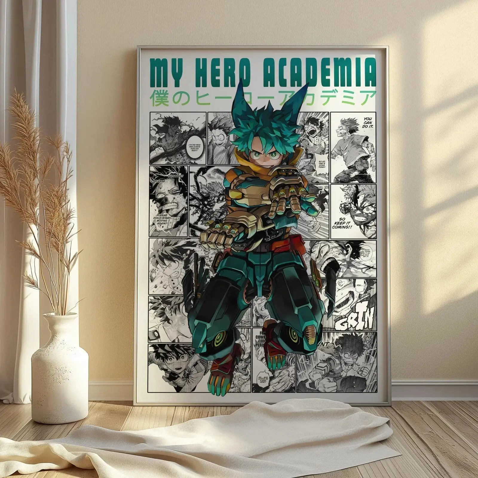 Izuku Midoriya Deku Poster My Hero Academia Matte Anime Print Wall Art All Sizes Decor