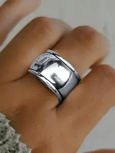 1 Pc Simple Elegant Ring For Women For Wedding Engagement Anniversary Party Band Jewelry Valentine's Day Gift