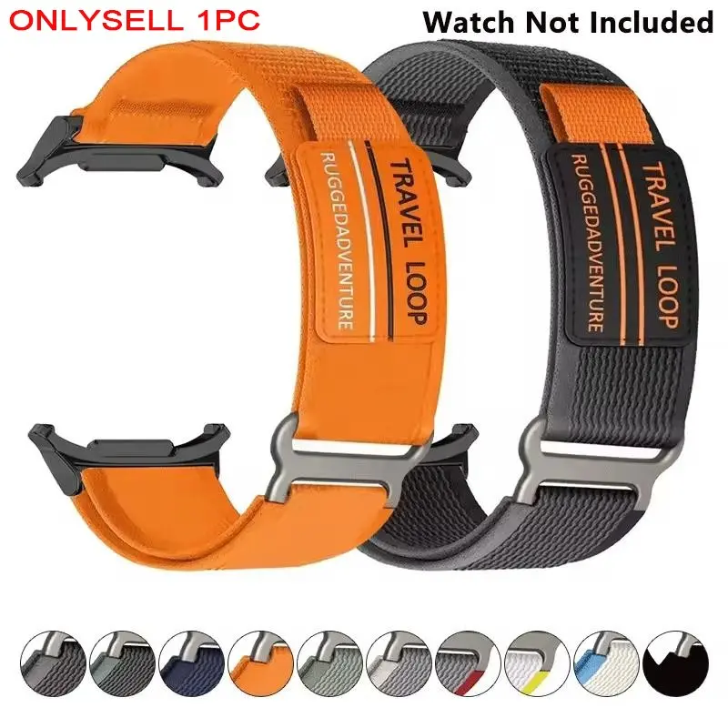 Nylon Watch Band (Band Only), Smart Watch Replacement Watch Band, Wearable Tech Accessories Compatible with Samsung Galaxy Watch 7 Ultra 47mm, Smart Watch Straps, Smartwatch Compatible Bands