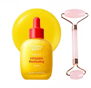 (Free Gift: Facial Massage Stick) EQQUALBERRY IEQQUALBERRY Vitamin Brightening Serum |  4%Niacinamide + Brightening Vitamin C Facial Serum (Infusedwith Hyaluronic Acid & Vitamin E)30ml