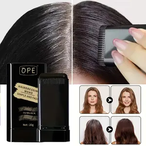 2-in-1 Hair Dye Stick with Comb, One Swipe Covers Gray Hair, Easy to Apply & Quick Coloring, Long-Lasting Color, Portable Temporary Hair Color Stick