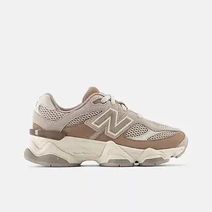 New Balance 9060 Mushroom Arid Stone (Kids Preschool) Perfect Casual Daily Lifestyle Sneaker Fashion Footwear Gym Walking Shoe Running Sneaker Girl