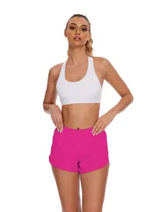 Athletic Shorts for Women Running Shorts Sporty Quick Dry Workout Shorts with Liner Zipper Pocket workout short