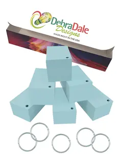 2” x 3.5” Blank Index Cards, Blue, 1,000 Count, Hole-Punched