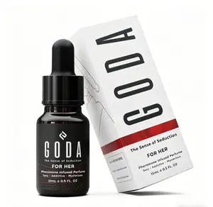 GODA Pheromones Perfume for Women The Original | Long-Lasting Alluring Scent with Fresh Jasmine & Romantic Rose | Vegan & Cruelty-Free Formula | Portable 15ml / 0.50 fl.oz Travel Size for Daily & Dating Wear