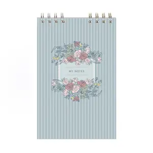 Toile Top Spiral Notepad - Lined