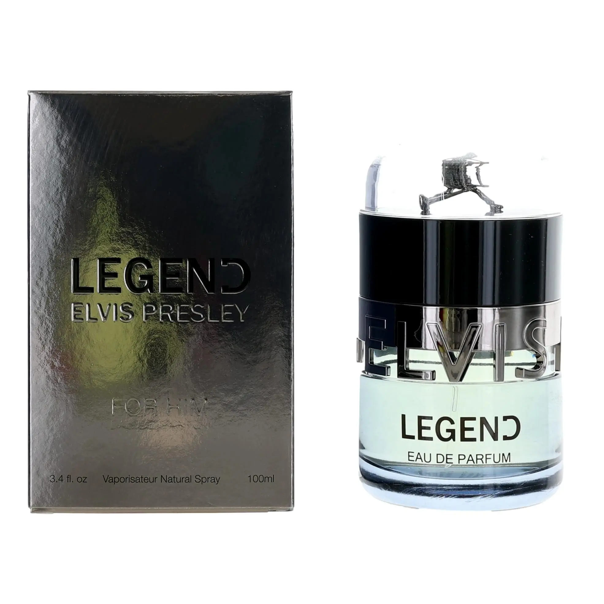 Elvis Presley Legend For Him Men's Eau de Parfum Spray - 3.4 fl oz, Amber Scent Men's Fragrance