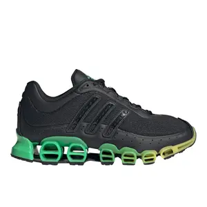 adidas Womens Megaride Lace Up Sneakers Shoes Casual - Black, Green