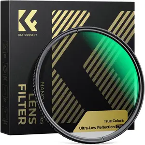 K&F CONCEPT 72mm True Color Ultra-Low Reflectivity CPL Filter Polarizer Lens Filter Circular Polarizing for Camera Lenses with 28 Multi-Coated (Nano-X Series)