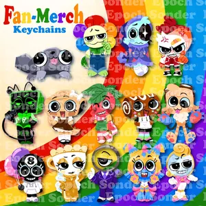 Toon Keychains | Pebble, Dandy, Astro, Shrimpo, Vee, Shelly, Sprout, Cosmo, Goob, Toodles, Teagan, Rodger, Yatta, Glisten Acrylic Keychain, Great For Daily Use Or As Thoughtful Little Gifts For Your Friends And Yourself