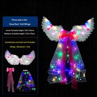 New Wings (Three-piece Set) Luminous Rose Red