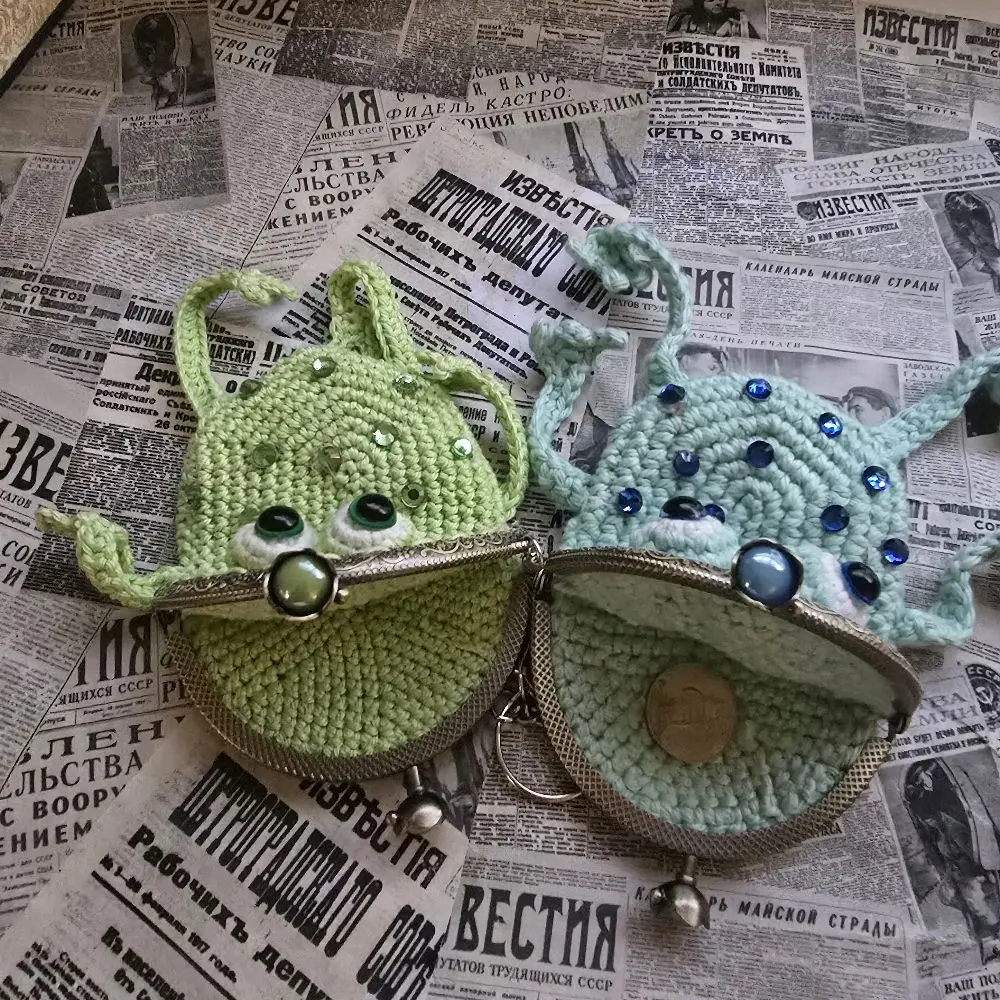 Frog Coin Purse - Handcrafted Crochet Design
