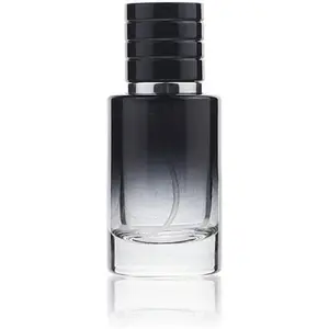 Black Perfume Atomizer Portable High-Grade Glass Spray 30ml Refillable Small Bottle Travel  Outdoor Dispensing Mini Spray Bottle,Refillable Containers,Refillable  Spray Bottles