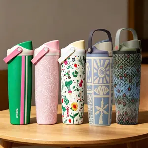 Owala 30oz FreeSip Sway Stainless Steel Water Bottle-Multicolor Latest model
