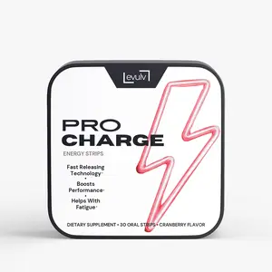 EVULV Pro Charge | Energy Strips | 30 Oral Strips
