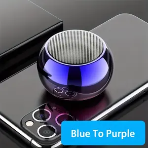 Portable Wireless Speaker - Mini Gun Metal Subwoofer, Compact Stereo System, Type-C Port, Compatible with TV, PC, Smartphones & Tablets, for Outdoor Parties (No Charger Included)