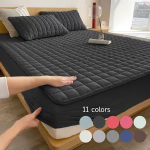 1pc waterproof and dirt-proof mattress cover Soft, comfortable and breathable mattress protector Suitable for bedrooms, guest rooms, apartments, schools and families with children, pets or the elderly hotel mattress protection (pillowcase not included))